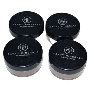 Young Living Savvy Minerals Foundation Shade Dark #4  20861 4pc set  NEW